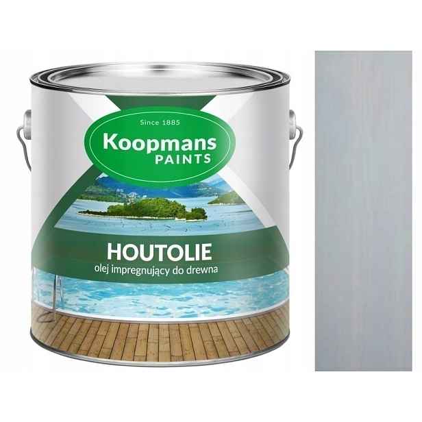 Koopmans Houtolie Uv 5 L Impregnační Olej Na Dřevo 040 Šedý Chorvatský