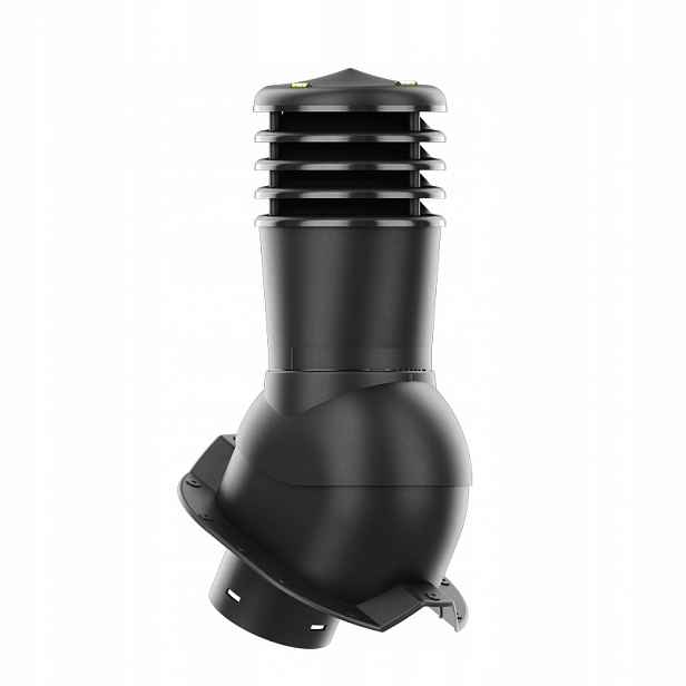 Větrací komín Smartline profil T35 fi 150 mm, nezateplený, černý