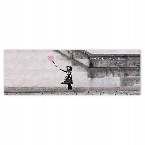 Plakáty 200x66 Banksy Balonek Dívka