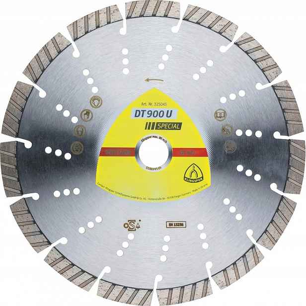 Diamantový kotouč na betonu 180x2,2x22,23 mm Dt 900 U Klingspor