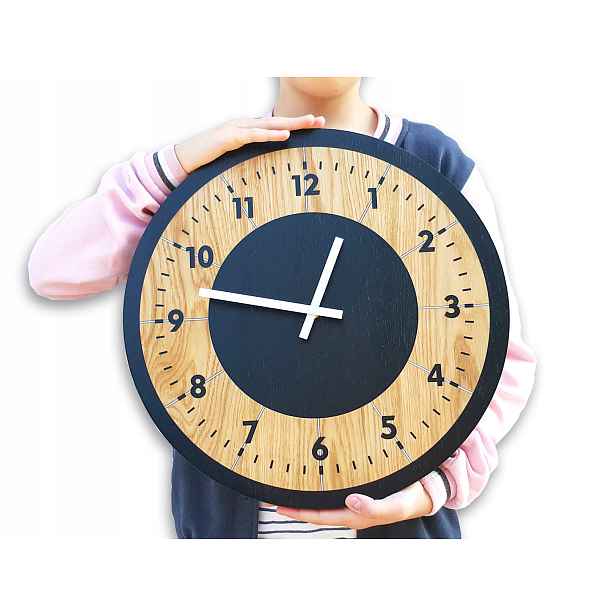Nástěnné hodiny 40 cm Dřevo Tokio Tiché ModernClock