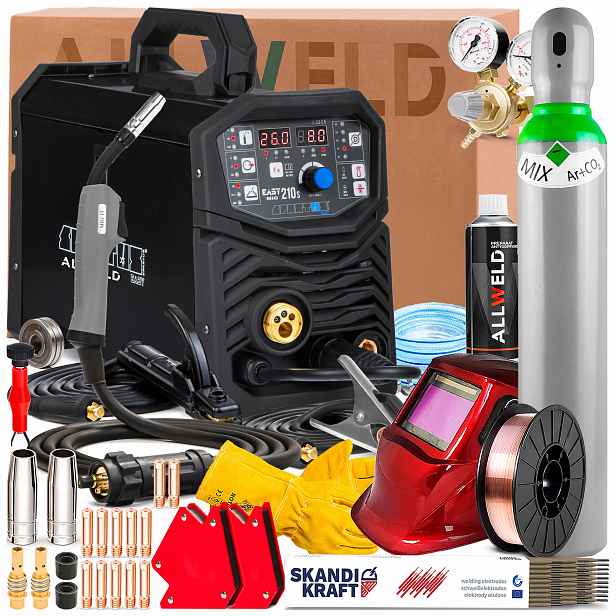 Svářečka Spartus Easymig 210S Mma Tig Lift Synergie Flux Pro Ocel A Alu