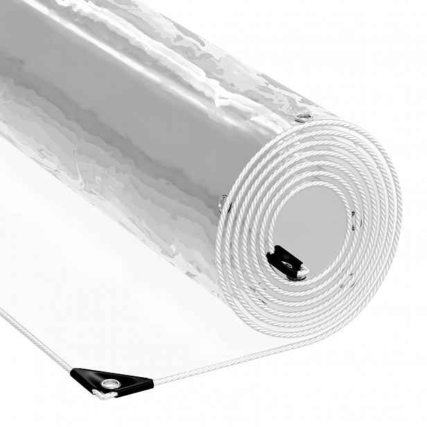 vidaXL Pokrytí rostlin 6 x 10 m PVC Transparentní