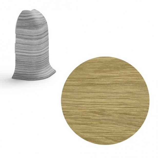 Vnější roh k soklu Naturel Gallego , PVC délka 0,5 cm, výška hrany 56 mm, NATNGTZR2