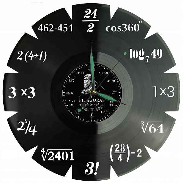 Matematika Pythagora Učitele Nápad na Dárek Nástěnná Dekorace z desek