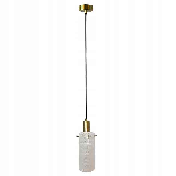 Závěsná lampa Tirana 1xE27 bílá kovová Light Prestige