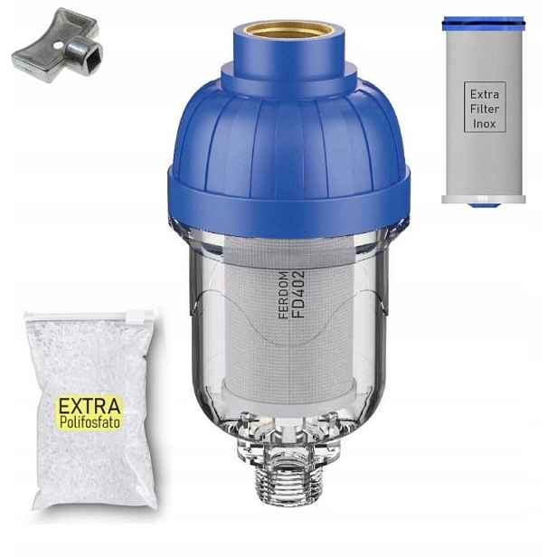 Filtr 402 Změkčovač vody Dozonátor Waterclean 1/2-3/4" Combo Ferdom klíč