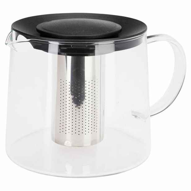 HowHomely Skleněný džbánek s filtrem na čaj CLEAR 1,5 L transparentní