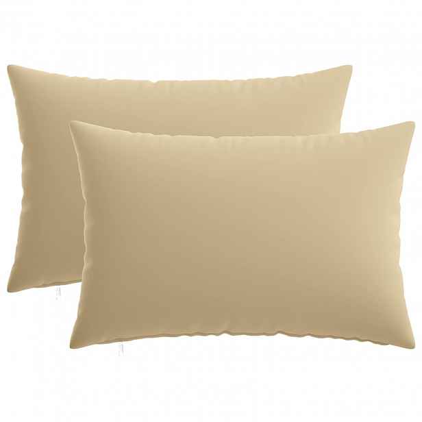 vidaXL Povlak na polštář 2 pcs HEERLEN Béžová 40 x 60 cm Polyester