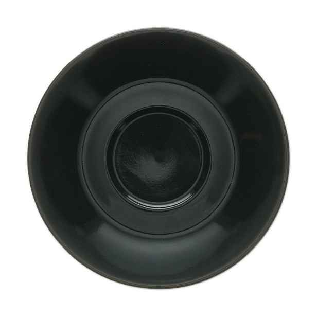 Černý porcelánový podšálek ø 15,5 cm Barista – BonBistro