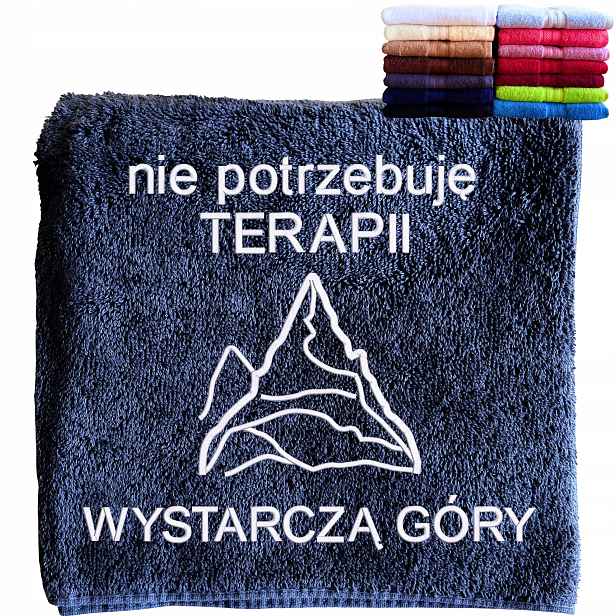 Dárek pro milovníky turistických výletů a cestovatele Zábavný ručník s horami