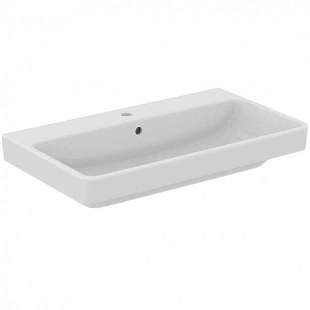 Ideal Standard i.Life B - Umyvadlo, 82x48 cm, s přepadem, s otvorem na baterii, bílá T571601