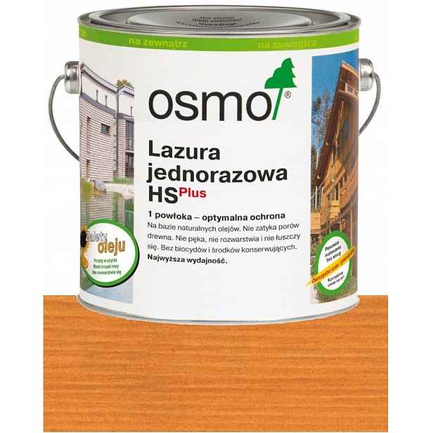 Osmo Jednorázová lazura Azurový olej Hs Plus Červený Cedr 9235 2,5L