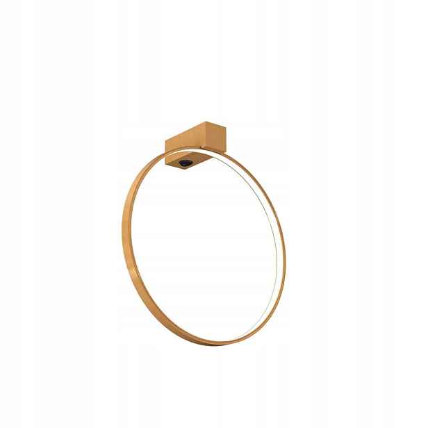 Shilo Agaro Led nástěnné svítidlo Ring Ø27 zlaté 8,4W 3000K 1025lm