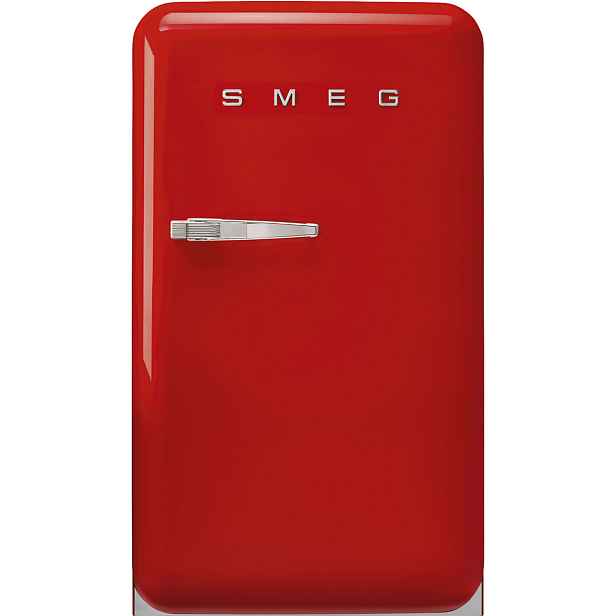 Smeg Chladnička s mrazícím boxem FAB10R, 105 l/17 l otvírání vpravo, 96x54,3 cm, červená FAB10RRD6