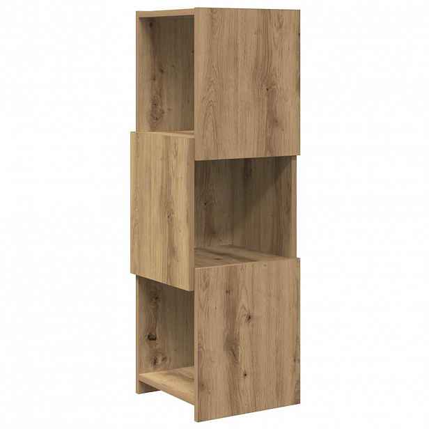 vidaXL Rohová skříňka 30,5x30x95cm Kompozitní dřevo Artisanový dub