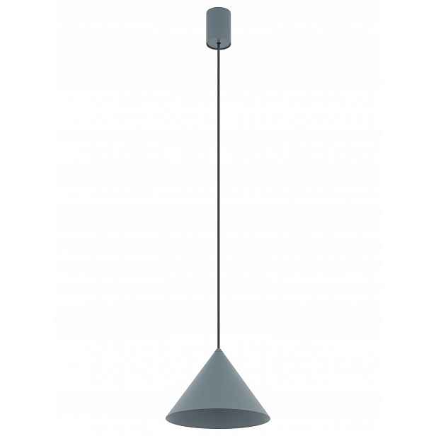 Závěsná Lampa Zenith S šedá světle modrá 1xGU10 130 cm stropní do obývacího pokoje kuchyně