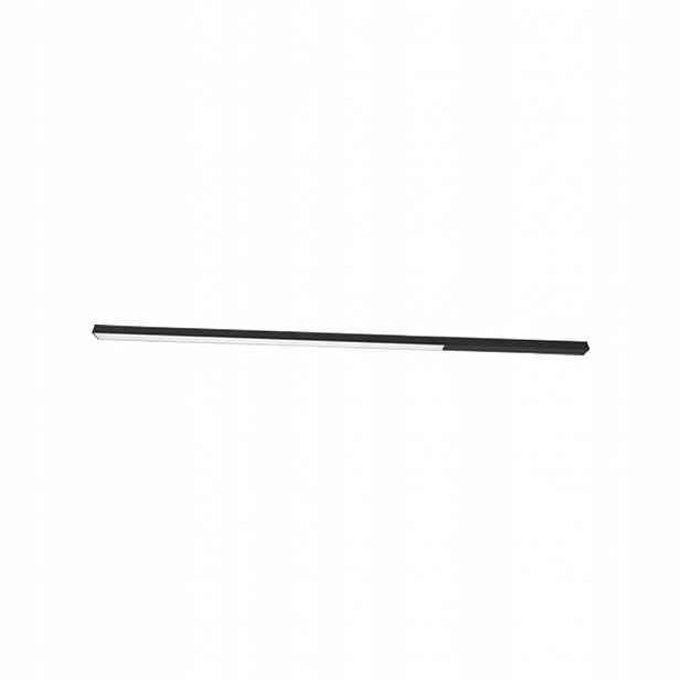 Černá lineární stropní svítidlo s Led nástěnným svítidlem 24W 3000K 150 cm Hiate 1