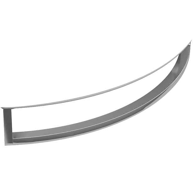 GSI NORM čelní držák ručníků 60cm, pro umyvadlo 8645111, chrom