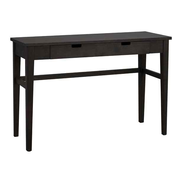 Konzolový stolek s deskou v dubovém dekoru v tmavě přírodní barvě 40x110 cm Garrison – Rowico