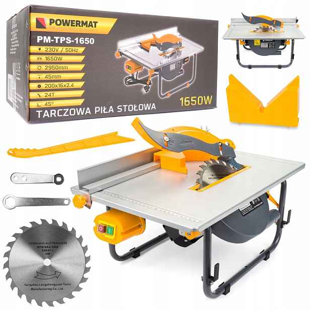 Stolní pila Powermat 1650 W 200 mm