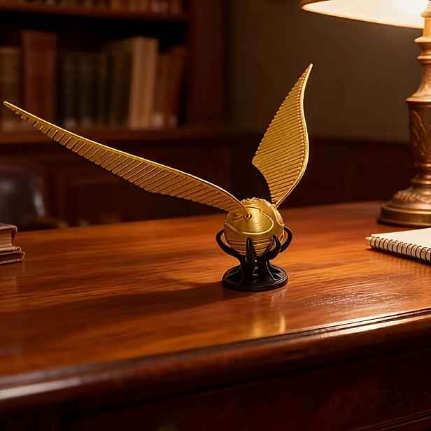 TEMU Harry Potter Series Deathly Hallows - Sférická Stolní Dekorace, Rekvizita z Kouzelné Školy, Cosplay Foto Rekvizita, 1ks Snová Sférická Skulptura