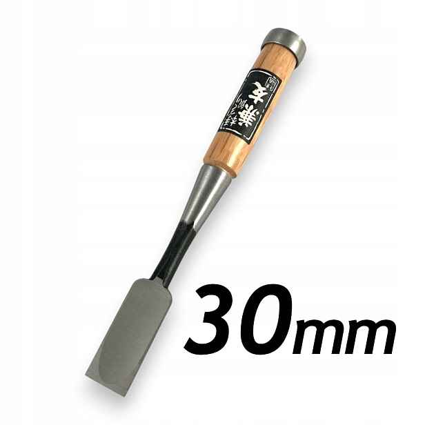 Japonské dláto 30 mm Shirogami Oire Kanetomo
