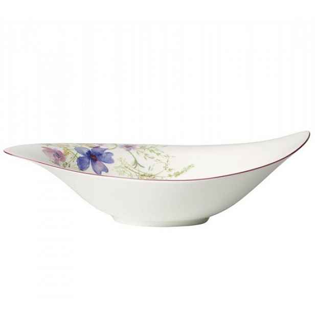 Bílá porcelánová salátová mísa s motivem květin Villeroy & Boch Mariefleur Serve, 1,15 l