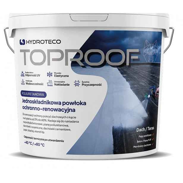 Tekutá fólie Hydroteco Toproof pro aplikaci agregátem, kbelík 15 kg