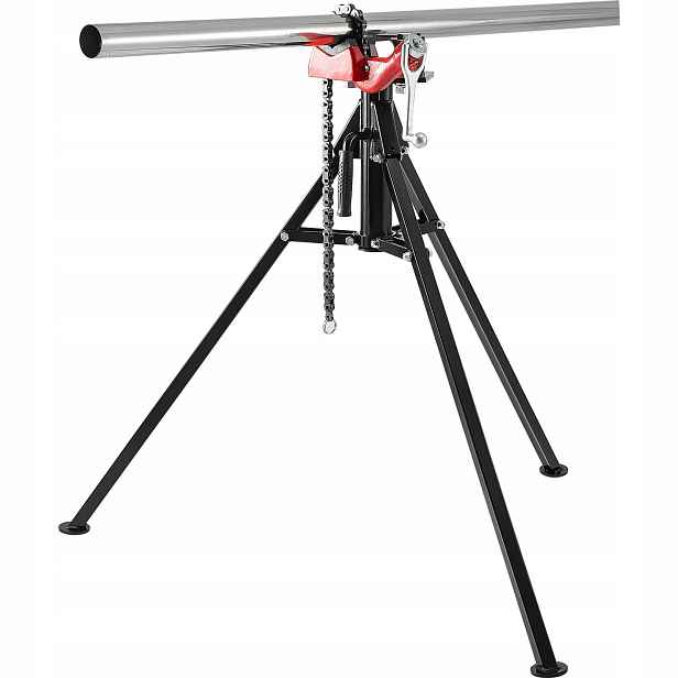 Stojan na řetězový svěrák trubky, dílenský stativ ocel 3.2 mm 127 mm, silný
