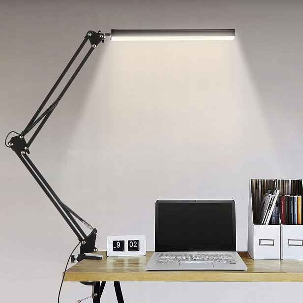 10W Led stolní lampa na školní stůl Noční Lampa Kreslící, nastavitelná