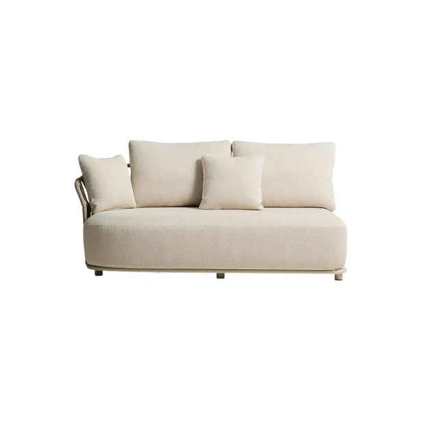 Béžová/taupe zahradní modulární pohovka 170 cm Osani – Kave Home
