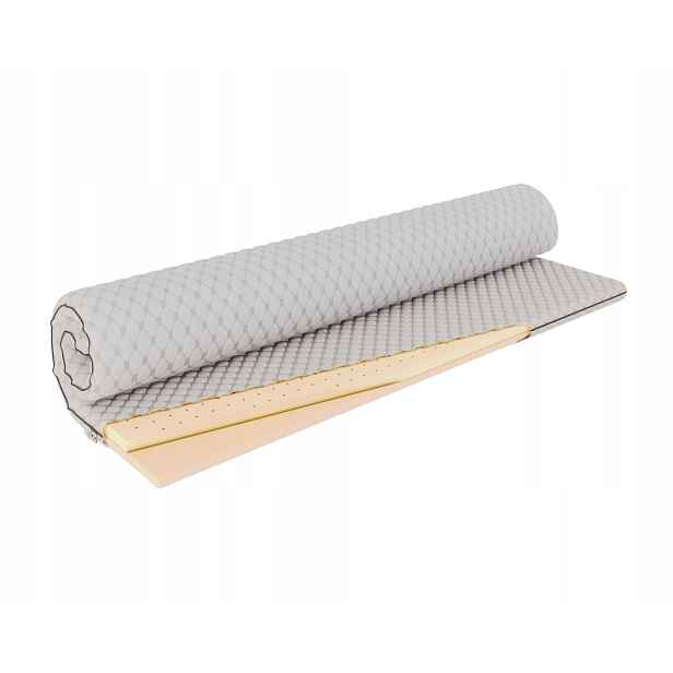 Matrace 90x190 cm Topper 5 cm s latexem a Hr pěnou