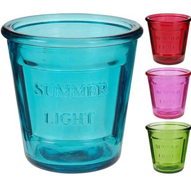 PROHOME - Svícen 9cm COLORE různé barvy
