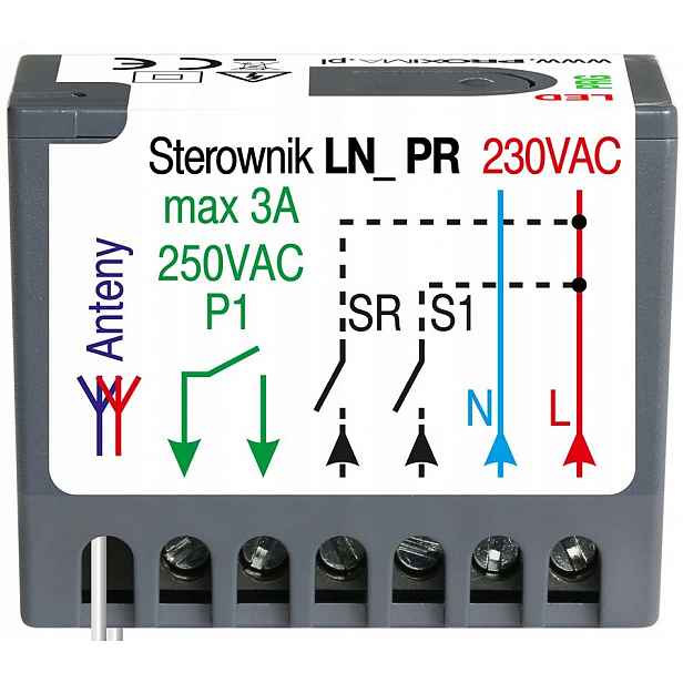 Retransmiter Lnpr 433,92 MHz zvyšuje dosah