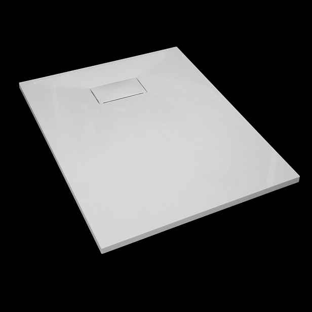 SMC GLOSSY 100x80cm sprchová vanička z tvrzeného polymeru obdélníková