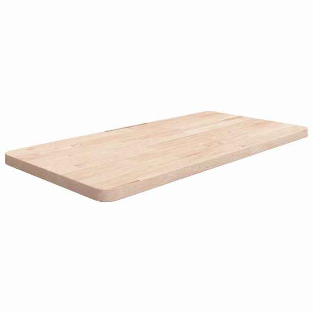 vidaXL Koupelnová deska 80 x 40 x 2,5 cm neošetřené masivní dřevo