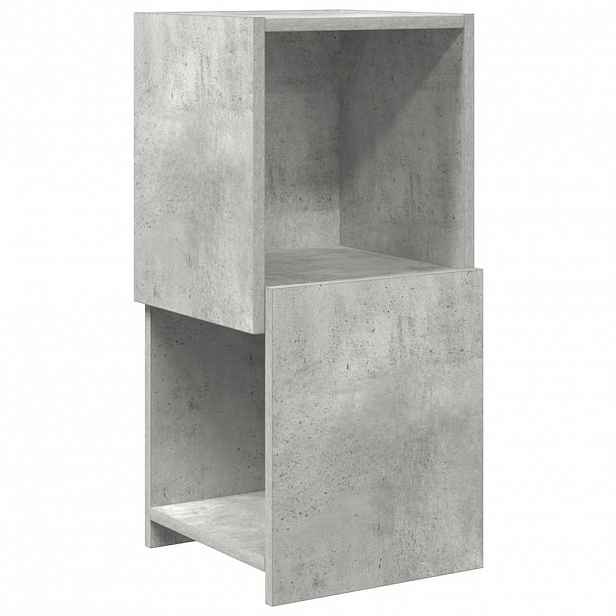 vidaXL Rohová skříňka 30,5x30x65cm Kompozitní dřevo Betonově šedá