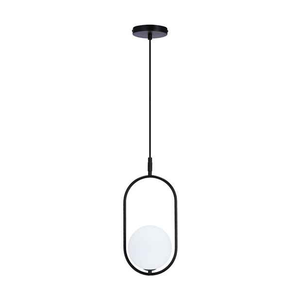 Závěsná lampa černá Cordel 1x28w