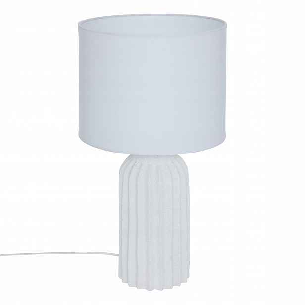 Keramická Lampa Ø Výška 28 CM 50 CM Závit E14 Bílá