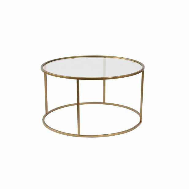 Konferenční stolek Aurum Gold, 80 cm
