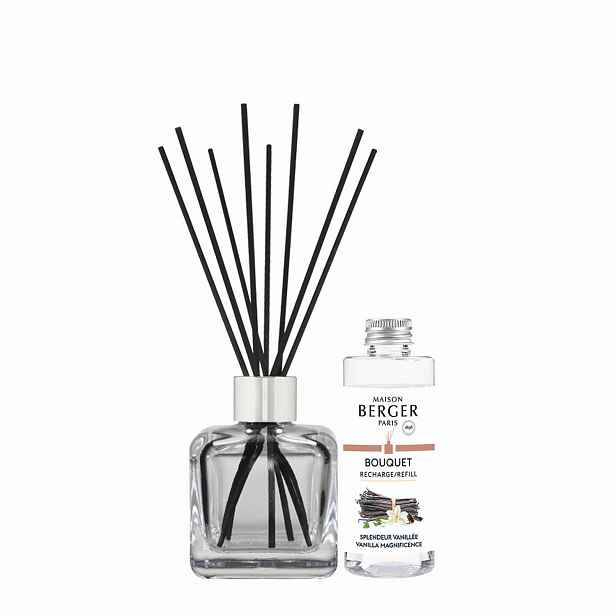 Maison Berger Paris Aroma difuzér Cube + náplň Velkolepá vanilka 100 ml 7728