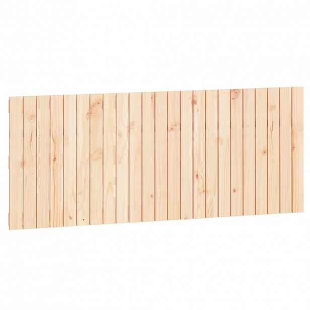 vidaXL Nástěnné čelo postele 147 x 3 x 60 cm masivní borové dřevo