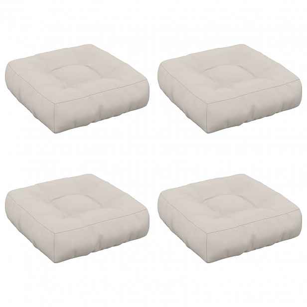 vidaXL Polstry ve 4 kusech VIANEN 4 pcs 100% polyester Bílá