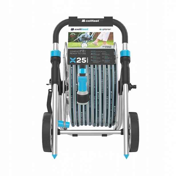 Sada vozík Explorer Hadice Multiflex 25 m 1/2" 30 bar Ergo 4-vrstvá
