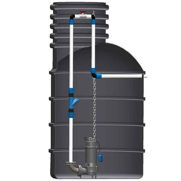 Set s šachtou Pumpa Black line Box 1 VP 40BLC1.1S kabel 15 m 230 V