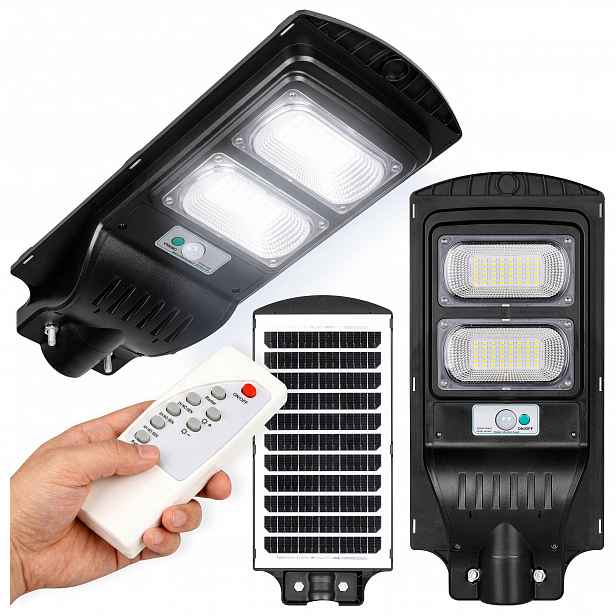 Solární Lampa Pouliční Lampa 100W 1000W Led S Pohybovým A Soumrakovým Senzorem Ovladač