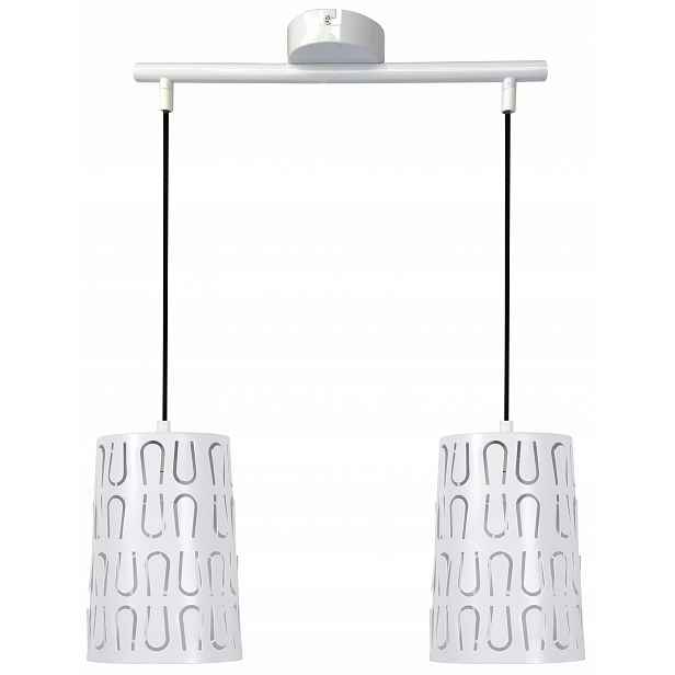 Závěsné svítidlo bílé 2X60W E27 Vista Candellux