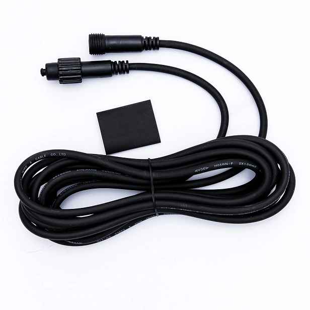Easy Fix prodlužovací kabel, 5 m, černý, IP67