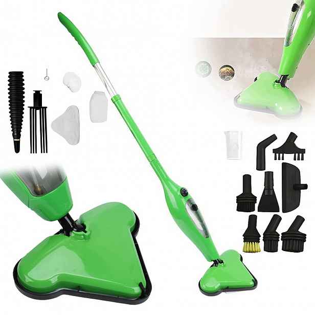 Multifunkční Parní Mop S Velkým Výkonem 1300 W 10 Vyměnitelných Nástavců